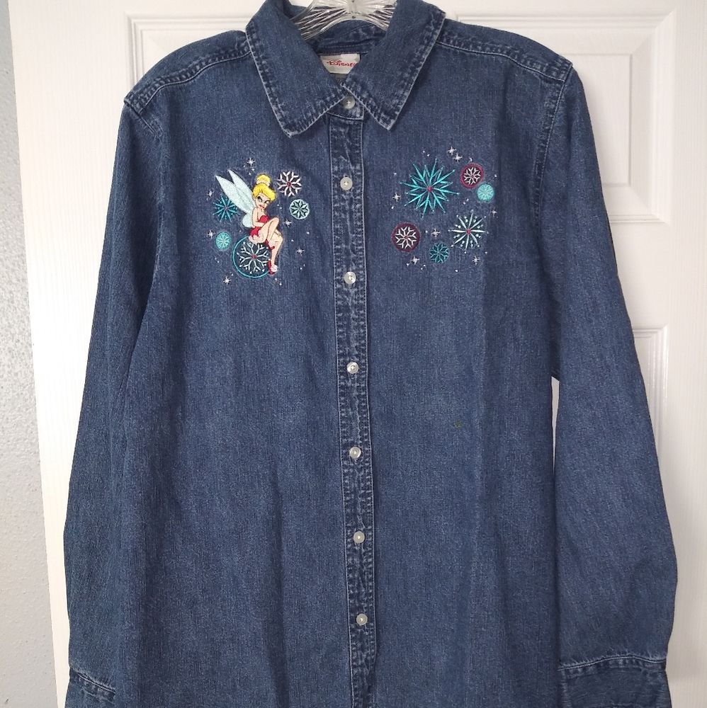 Christmas Denim Shirt